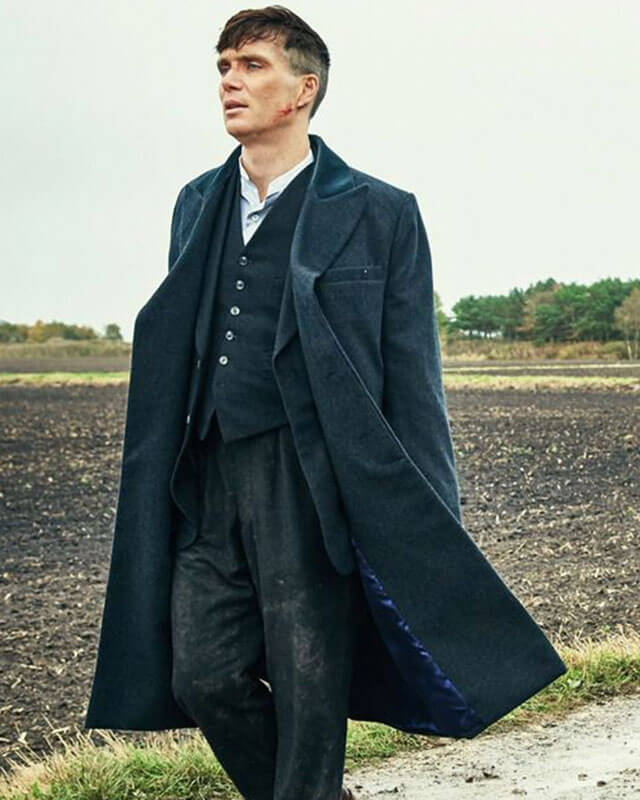 Peaky Blinders Thomas Shelby Blue Coat