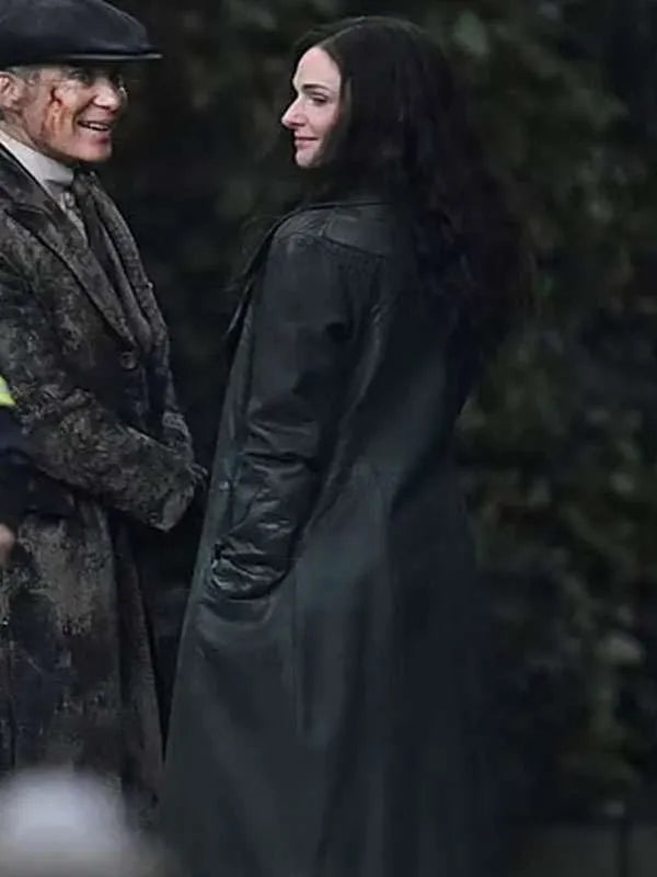 Rebecca Ferguson Peaky Blinders The Immortal Man Leather Coat