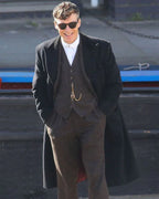 Peaky Blinders Thomas Shelby Black Trench Coat