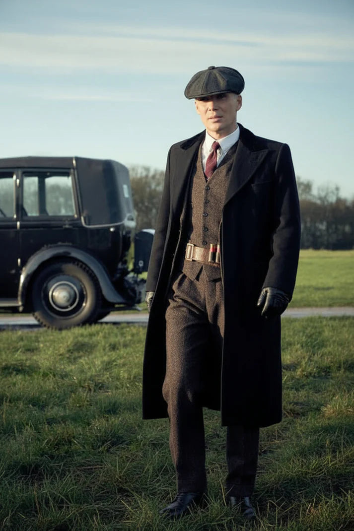 Peaky Blinders Thomas Shelby Black Trench Coat