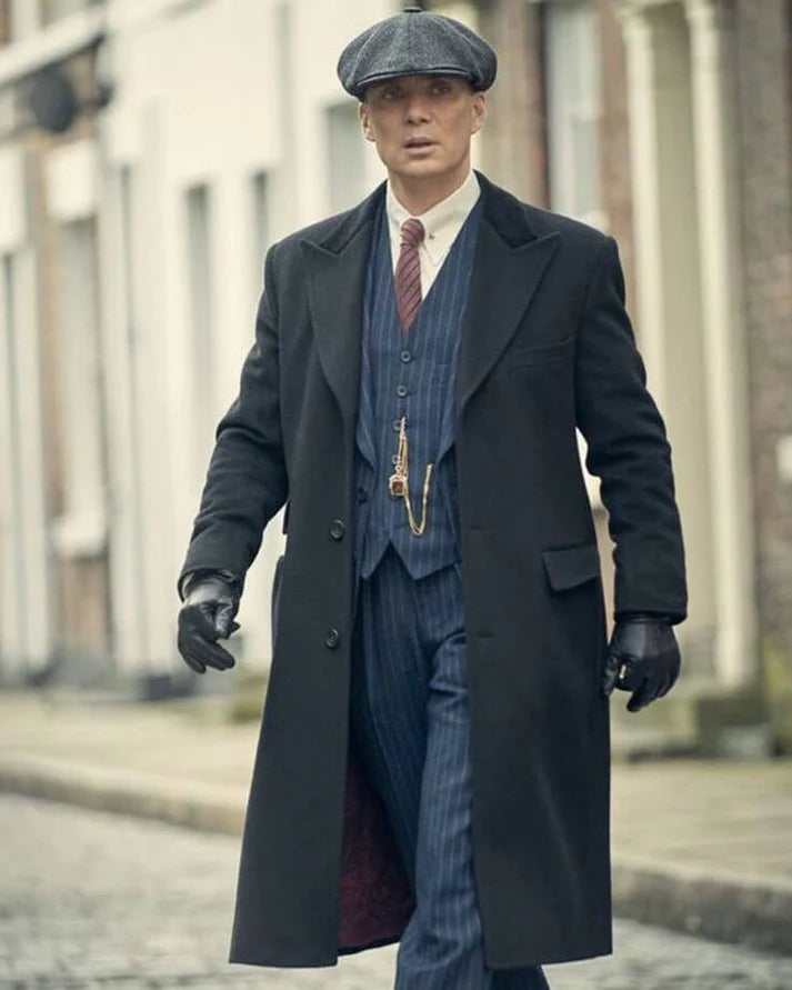 Peaky Blinders Thomas Shelby Black Trench Coat