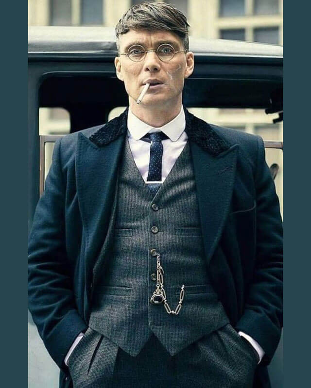 Peaky-Blinders-Tommy-Shelby-Blue-Trench-Wool-Coat