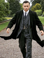 Peaky Blinders Michael Gray Black Wool Coat