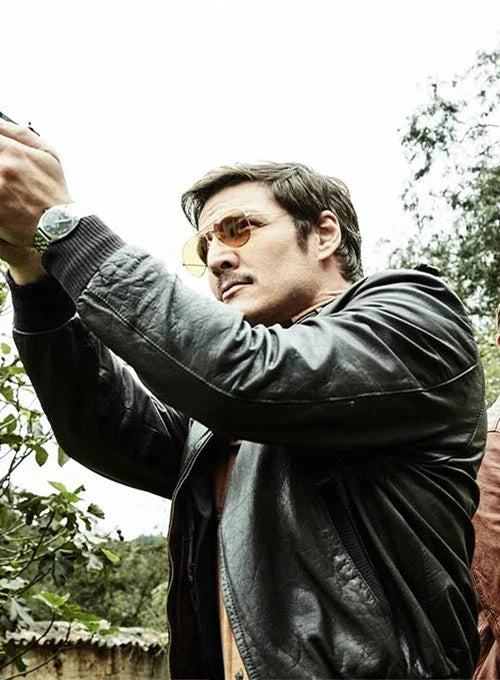 Narcos Season 2 Pedro Pascal Leather Jacket