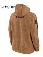 Philadelphia Eagles Salute To Service Camo 2024 Hoodie