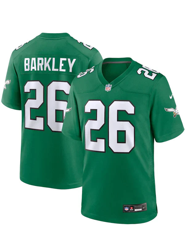 Philadelphia-Eagles-Saquon-Barkley-Kelly-Green-Jersey