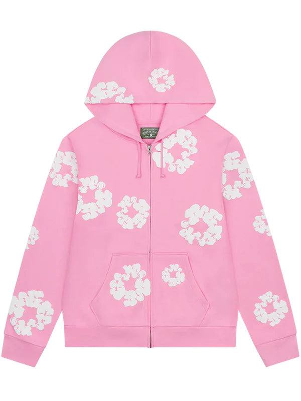 Pink-Denim-Tears-Zip-Up-Hoodie