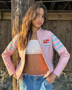 Pink-Ferrari-Leather-Jacket