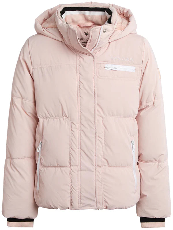 Pink-Spyder-Puffer-Jacket