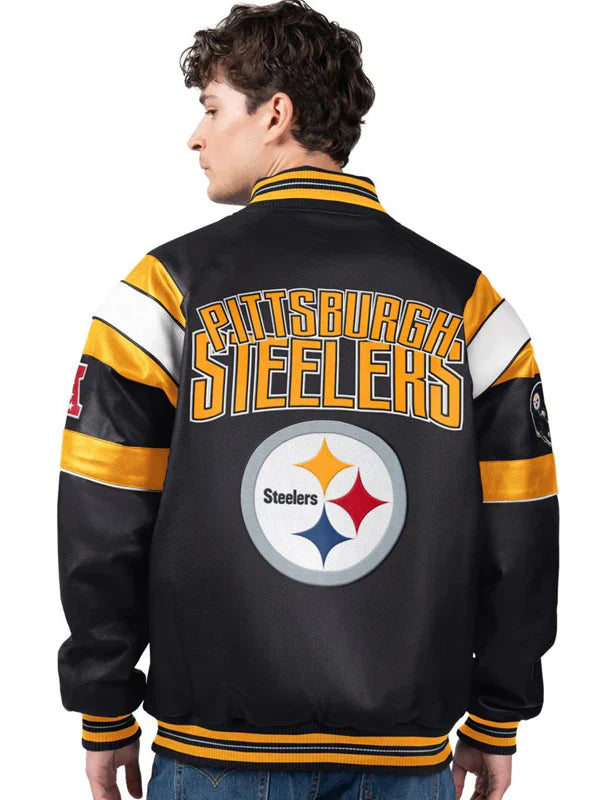 Pittsburgh Steelers Leather Jacket For Sale