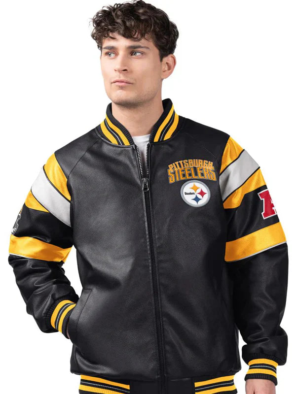 Pittsburgh Steelers Leather Jacket