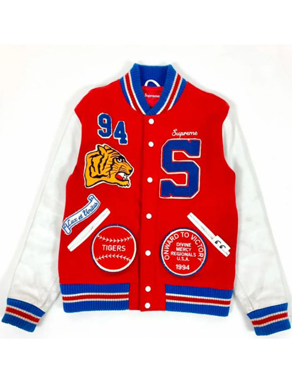 Playboi Carti Supreme Tiger Letterman Jacket