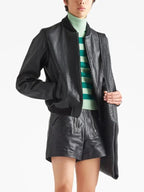 Prada Leather Bomber Jacket