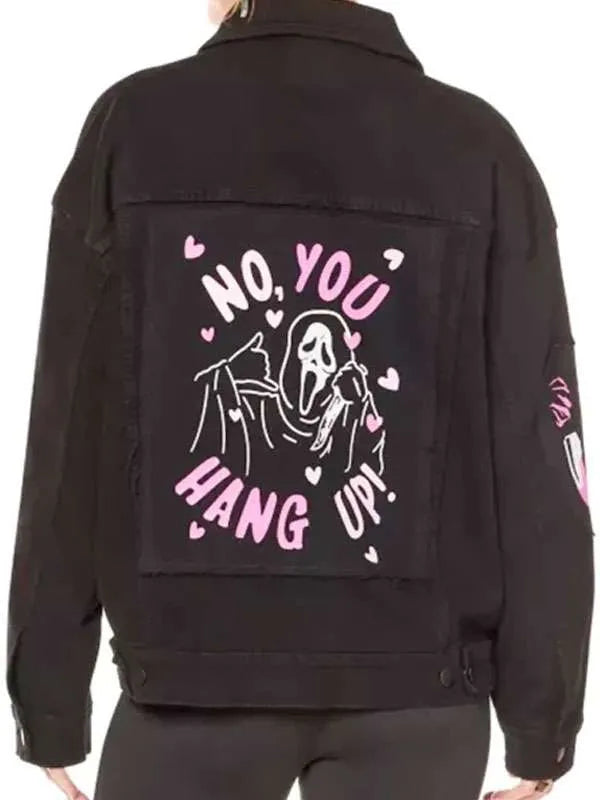 Ghostface Black Denim Jacket