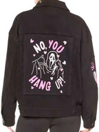Ghostface Black Denim Jacket