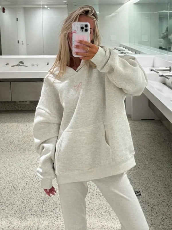 Prisana-Bay-Bow-Hooded-Sweatshirt-Grey