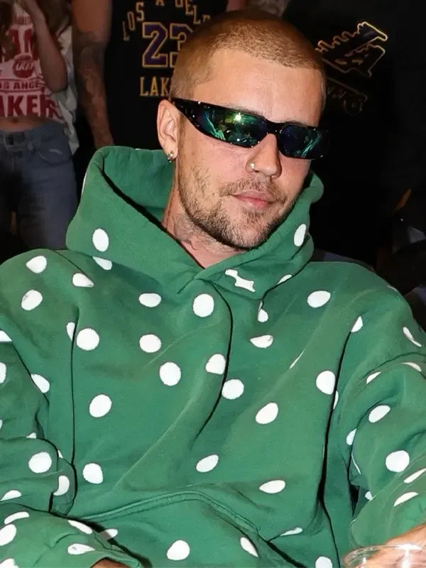 Justin Bieber Polka Dot Hoodie