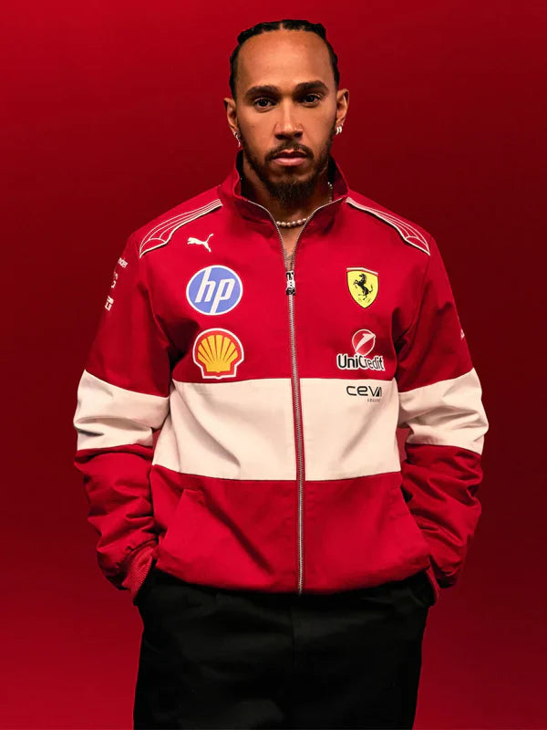 Scuderia Ferrari F1 Puma 2025 Team Vintage Jacket