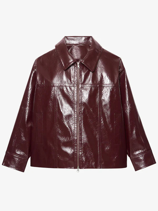 Purchase Burgundy Leather Jacket