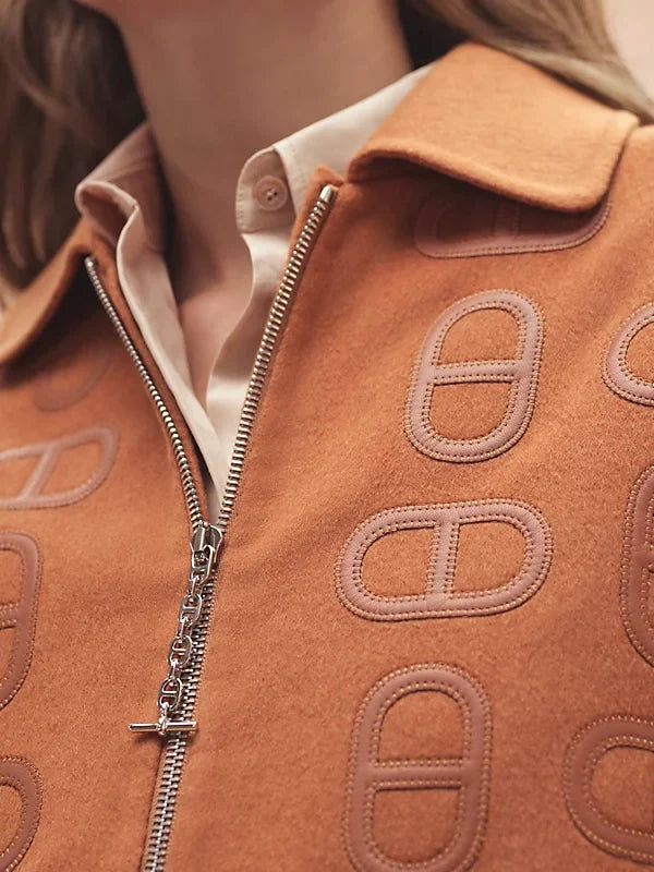 Purchase Hermes Leather Jacket