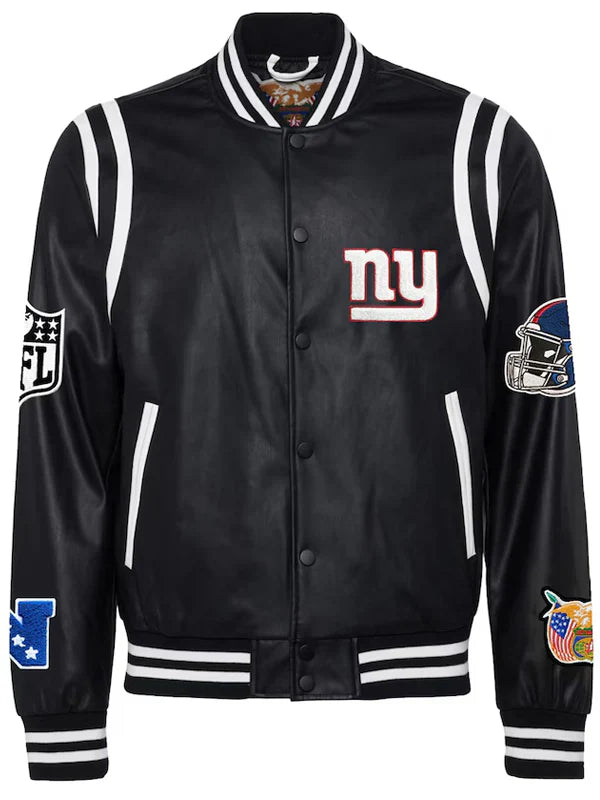 Purchase New York Giants Leather Jacket