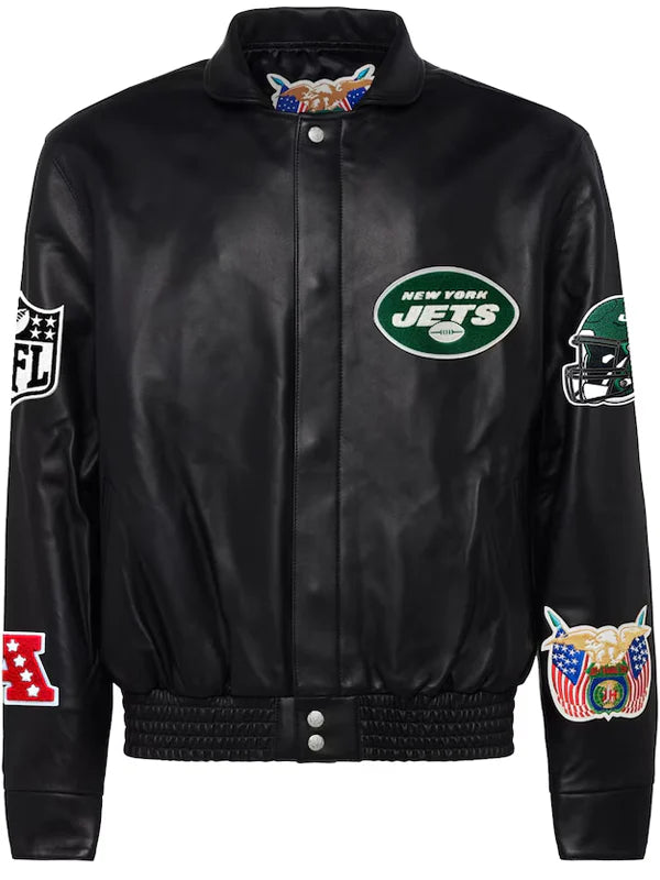 Purchase New York Jets Leather Jacket