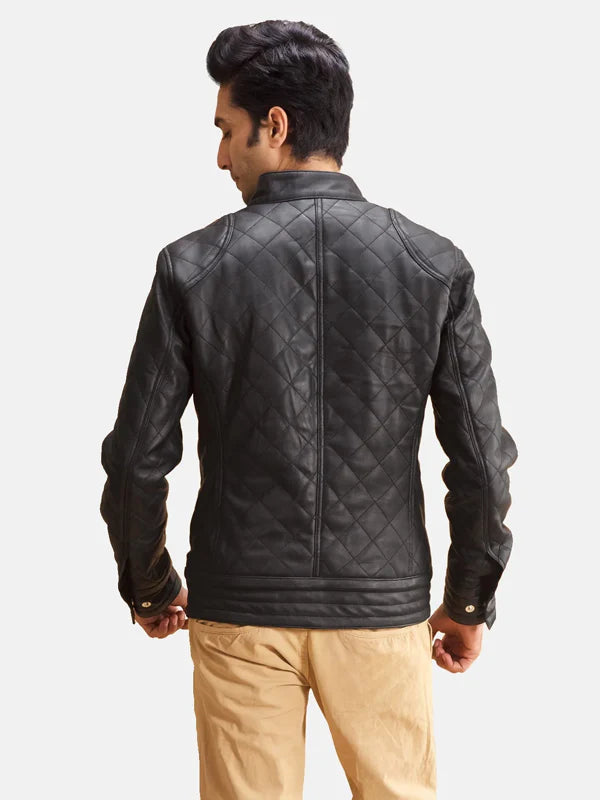 Quilted Leather Jacket Buy