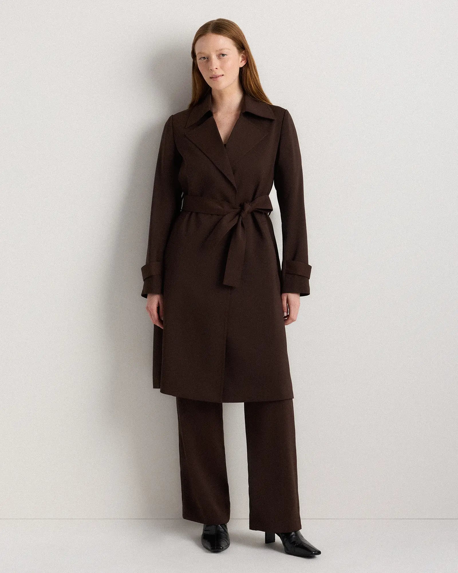 Quince trench coat, long fit