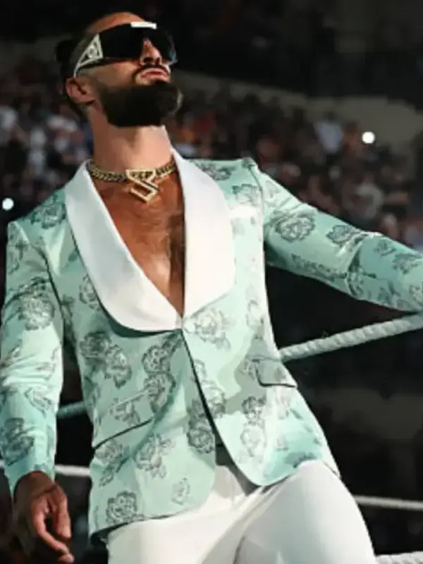 Raw Seth Rollins Floral Blazer