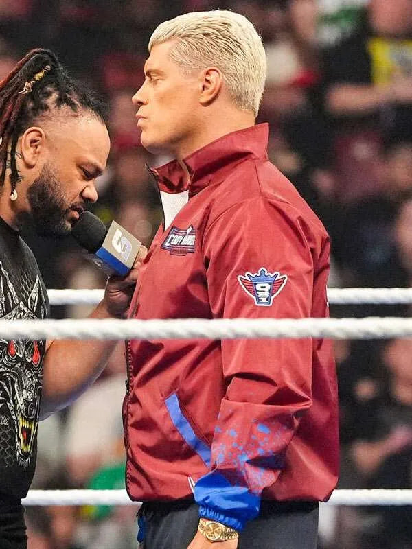 Smack Down 2026 Rwb Wind Breaker Cody Rhodes Jacket