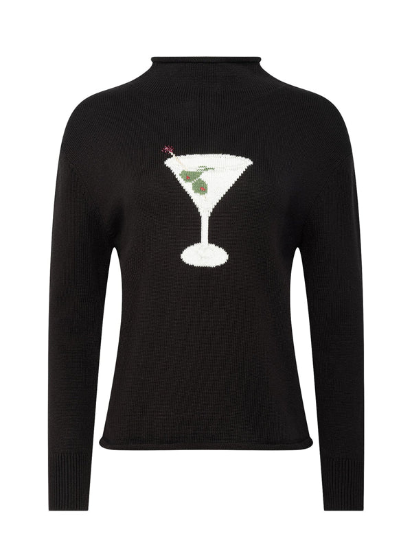 Rachel-Antonoff-Martini-Mockneck-Sweater-Black