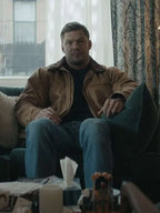 Reacher-2023-Alan-Ritchson-Brown-Cotton-Jacket