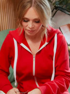 Real Housewives Of Orange County S20 Tamra Judge Red ZIP Hoodie