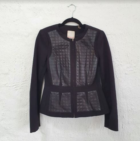 Rebecca Taylor Peplum Leather Jacket