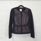 Rebecca Taylor Peplum Leather Jacket