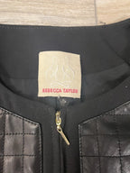 Rebecca Taylor Peplum Leather Jacket
