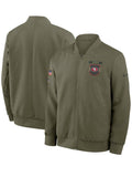 49ers 2025 Salute To Service Bomber Jacket