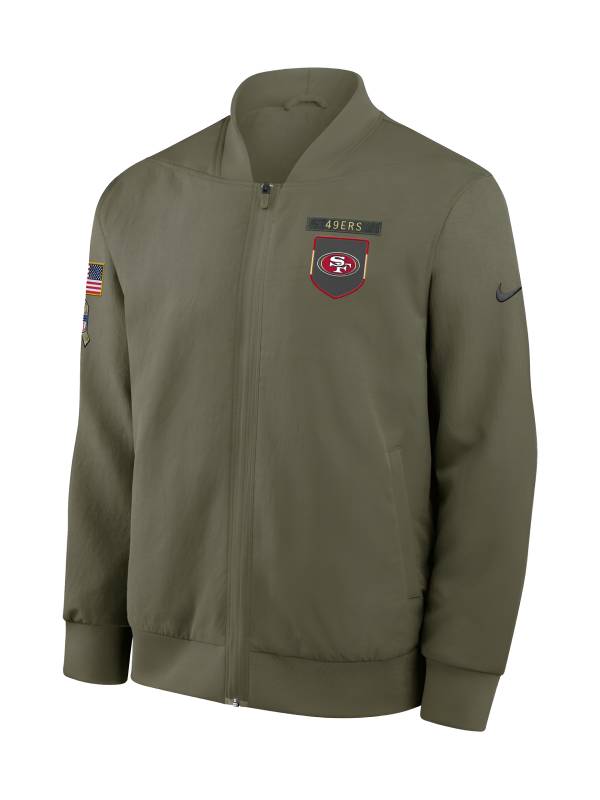 49ers 2025 Salute To Service Bomber Jacket