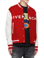 Red Givenchy Varsity Jacket Sale