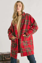 Red Plaid Christmas Jacket