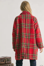 Red Plaid Christmas Jacket