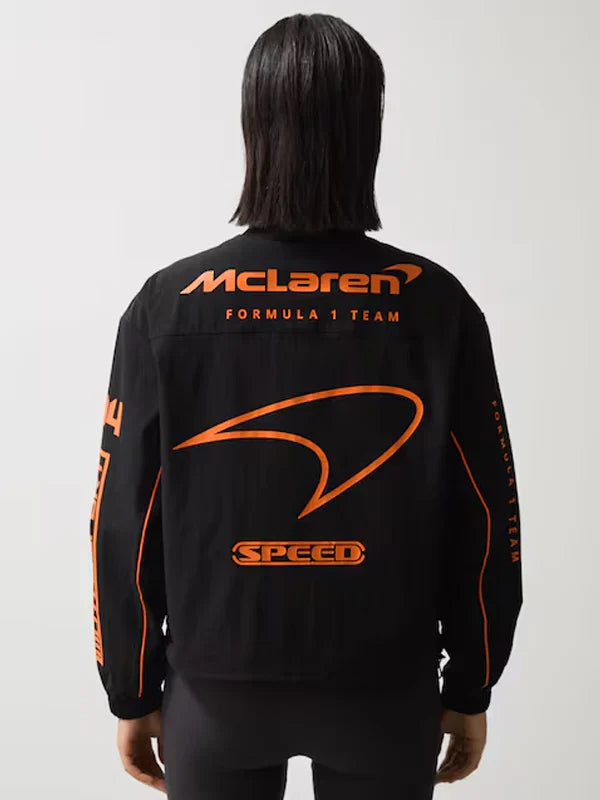 Reiss Black Wanden Mclaren F1 Team Technical Logo Jacket