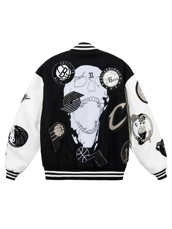 Revenge-Skull-Black-Varsity-Jacket