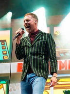 Ricky Wilson Alexandra Palace Park Striped Blazer