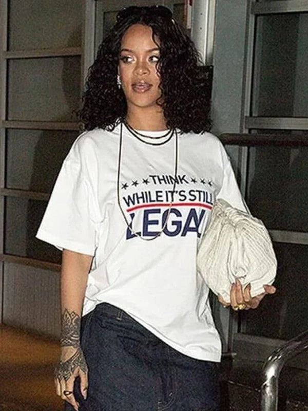 Rihanna-Political-Statement-T-Shirt-White