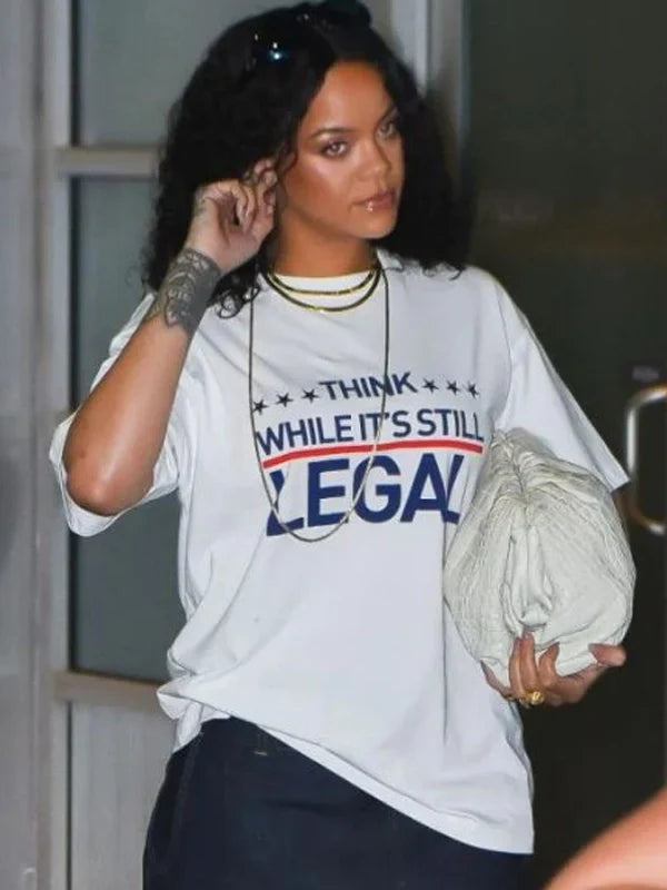 Rihanna-Political-Statement-White-T-Shirt