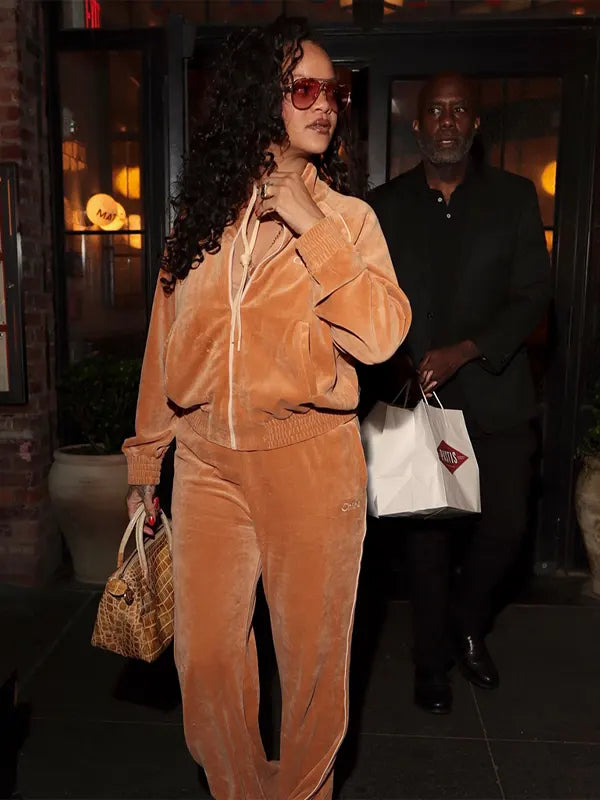 NYC Rihanna Velour Tracksuit