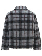 Rihanna Nyc Navy Miu Miu Crocheted Cropped Track Jacket