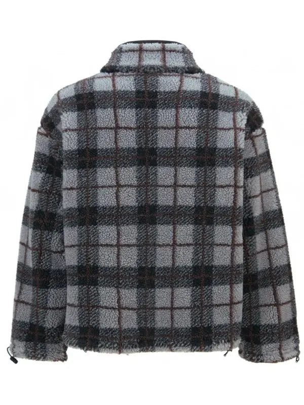 Rihanna Nyc Navy Miu Miu Crocheted Cropped Track Jacket