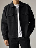 Bergnaum Men's Vintage 1990's Black Cotton Jacket